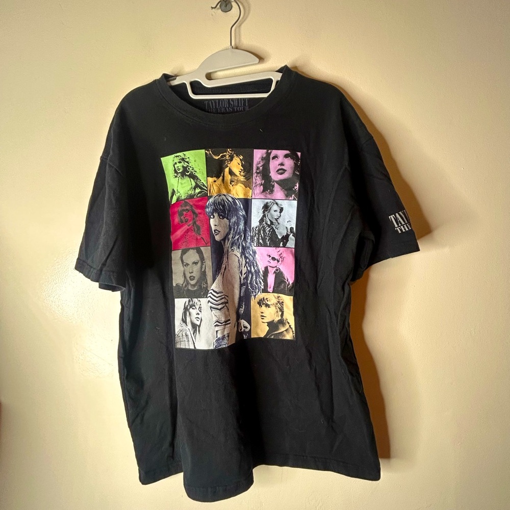 Taylor Swift The Eras Tour official tour tee black